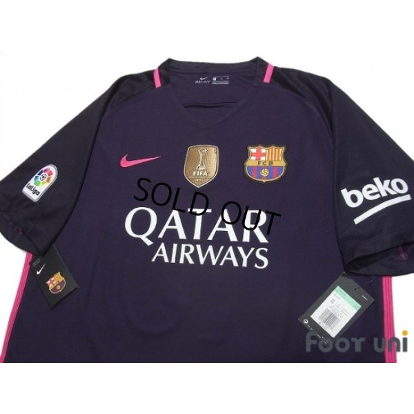 Photo3: FC Barcelona 2016-2017 Away Shirt #10 Messi La Liga Patch/Badge w/tags