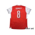 Photo2: Arsenal 2016-2017 Home Shirt #8 Ramsey The Emirates FA CUP Patch/Badge w/tags (2)