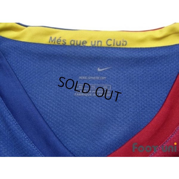 Photo5: FC Barcelona 2006-2007 Home Long Sleeve Shirt #10 Ronaldinho LFP Patch/Badge w/tags