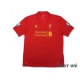 Photo1: Liverpool 2012-2013 Home Shirt #8 Gerrard BARCLAYS PREMIER LEAGUE Patch/Badge w/tags (1)