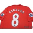 Photo4: Liverpool 2012-2013 Home Shirt #8 Gerrard BARCLAYS PREMIER LEAGUE Patch/Badge w/tags