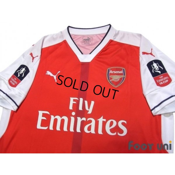 Photo3: Arsenal 2016-2017 Home Shirt #8 Ramsey The Emirates FA CUP Patch/Badge w/tags