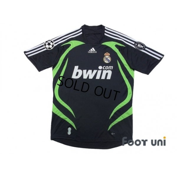 Photo1: Real Madrid 2007-2008 3rd Shirt #11 Robben Champions League Patch/Badge