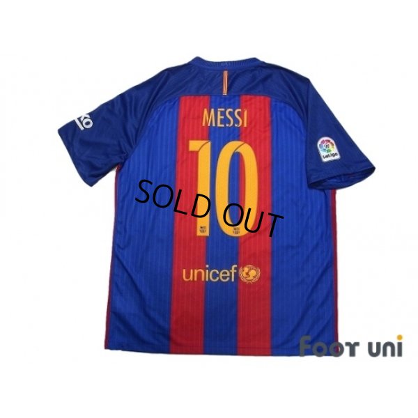 Photo2: FC Barcelona 2016-2017 Home Shirt #10 Messi La Liga Patch/Badge w/tags