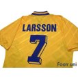 Photo4: Sweden 1994 Home Shirt #7 Larsson