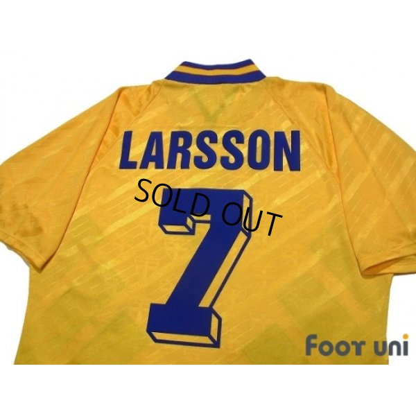 Photo4: Sweden 1994 Home Shirt #7 Larsson