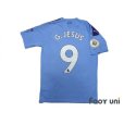 Photo2: Manchester City 2019-2020 Home Shirt #9 Gabriel Jesus Premier League Patch/Badge (2)