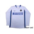 Photo1: Inter Milan 2006-2007 Away Long Sleeve Shirt (1)