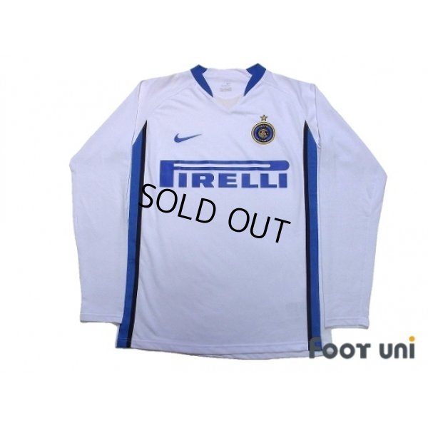 Photo1: Inter Milan 2006-2007 Away Long Sleeve Shirt
