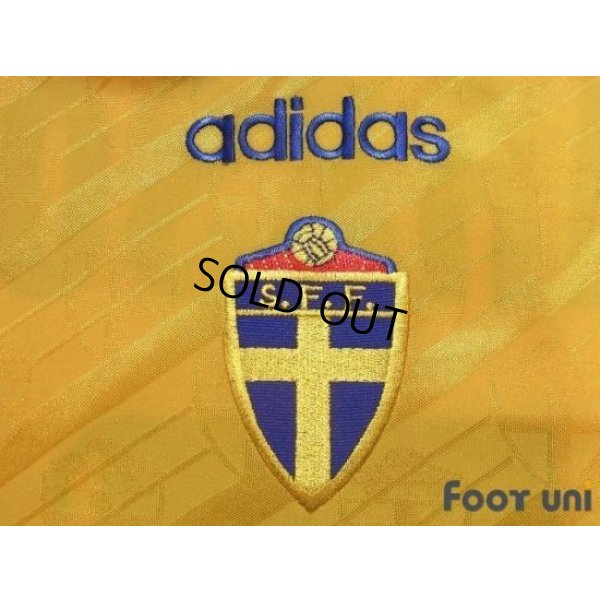 Photo6: Sweden 1994 Home Shirt #7 Larsson