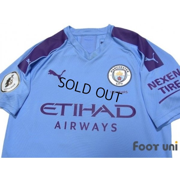 Photo3: Manchester City 2019-2020 Home Shirt #9 Gabriel Jesus Premier League Patch/Badge