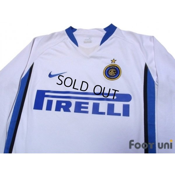 Photo3: Inter Milan 2006-2007 Away Long Sleeve Shirt