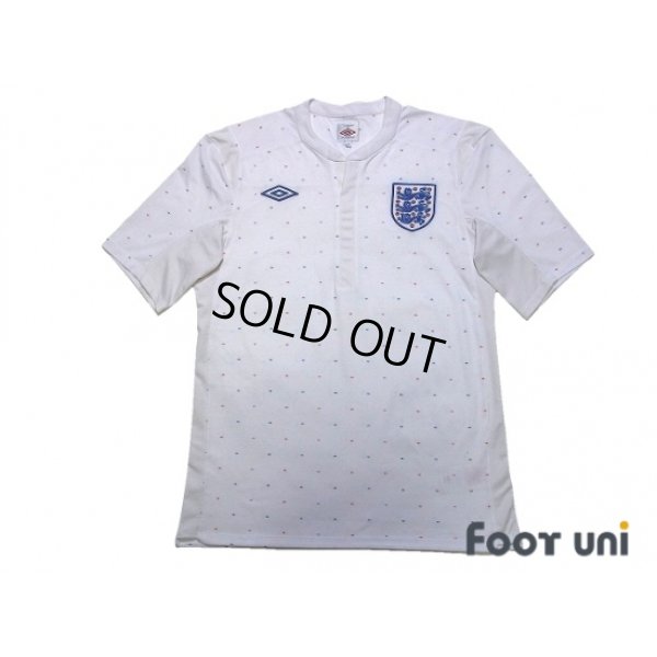 Photo1: England 2010-2011 Home Shirt Saint George's Cross Limited model