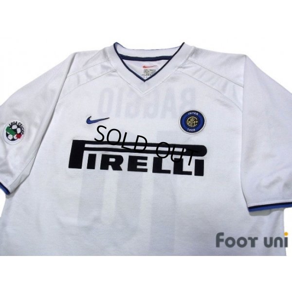 Photo3: Inter Milan 1999-2000 Away Shirt #10 Baggio Lega Calcio Patch/Badge