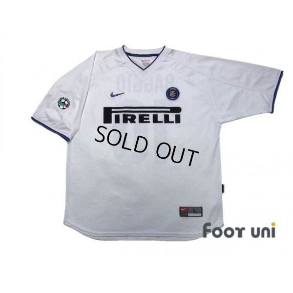 Photo1: Inter Milan 1999-2000 Away Shirt #10 Baggio Lega Calcio Patch/Badge
