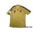 Photo1: Spain Euro 2008 Away Shirt #9 Torres UEFA Euro 2008 Patch Respect Patch w/tags (1)