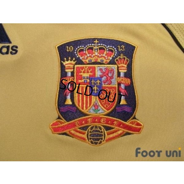 Photo6: Spain Euro 2008 Away Shirt #9 Torres UEFA Euro 2008 Patch Respect Patch w/tags