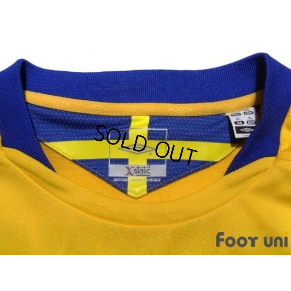 Photo5: Sweden 2006 Home Shirt #11 Larsson FIFA World Cup 2006 Germany Patch/Badge