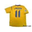 Photo2: Sweden 2006 Home Shirt #11 Larsson FIFA World Cup 2006 Germany Patch/Badge (2)