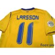 Photo4: Sweden 2006 Home Shirt #11 Larsson FIFA World Cup 2006 Germany Patch/Badge