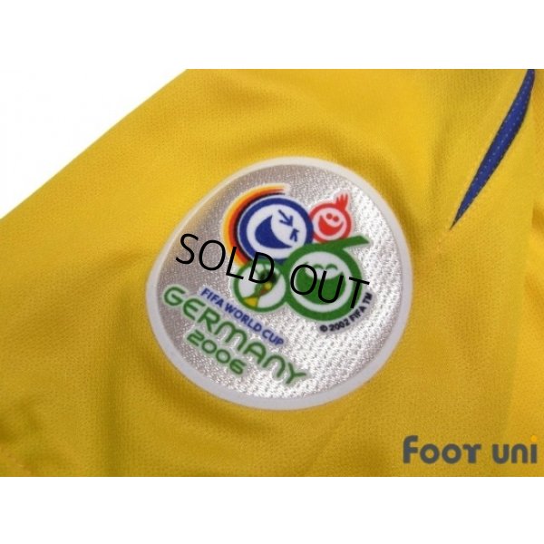 Photo7: Sweden 2006 Home Shirt #11 Larsson FIFA World Cup 2006 Germany Patch/Badge