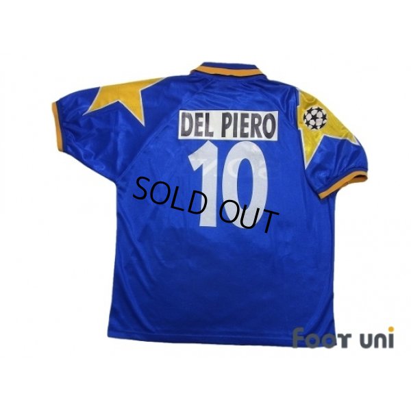 Photo2: Juventus 1995-1996 Away Reprint Shirt #10 Del Piero