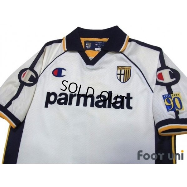 Photo3: Parma 2003-2004 Away Shirt #7 Hidetoshi Nakata 90th Patch/Badge