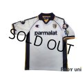 Parma 2003-2004 Away Shirt #7 Hidetoshi Nakata 90th Patch/Badge