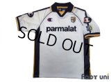 Parma 2003-2004 Away Shirt #7 Hidetoshi Nakata 90th Patch/Badge