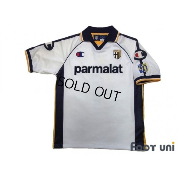 Photo1: Parma 2003-2004 Away Shirt #7 Hidetoshi Nakata 90th Patch/Badge