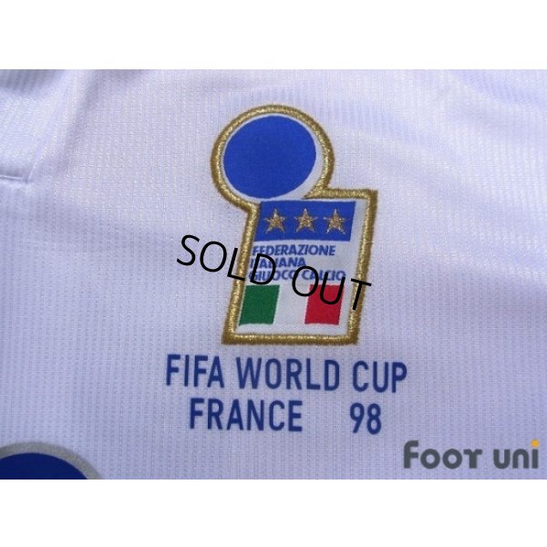 Photo6: Italy 1998 Away Reprint Shirt #18 Baggio R.