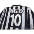 Photo4: Juventus 1996 Home Long Sleeve Shirt #10 Del Piero Toyota Cup 96 Reprint model