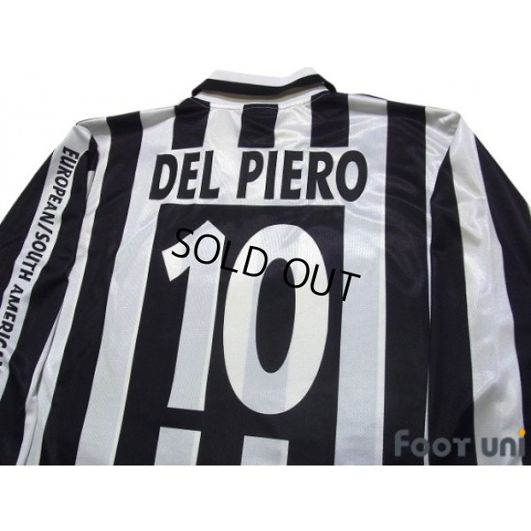 Photo4: Juventus 1996 Home Long Sleeve Shirt #10 Del Piero Toyota Cup 96 Reprint model