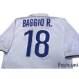 Photo4: Italy 1998 Away Reprint Shirt #18 Baggio R.