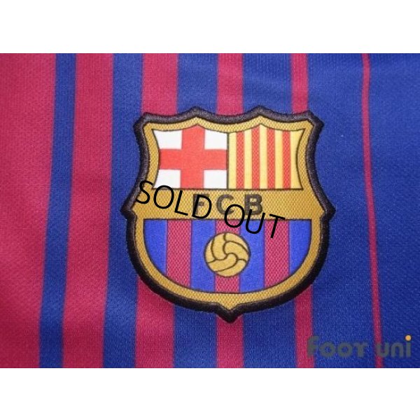 Photo6: FC Barcelona 2017-2018 Home Shirt #10 Messi La Liga Patch/Badg w/tags