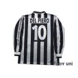 Photo2: Juventus 1996 Home Long Sleeve Shirt #10 Del Piero Toyota Cup 96 Reprint model (2)