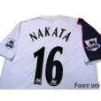 Photo4: Bolton Wanderers 2005-2007 Home Shirt #16 Hidetoshi Nakata BARCLAYS PREMIERSHIP Patch/Badge