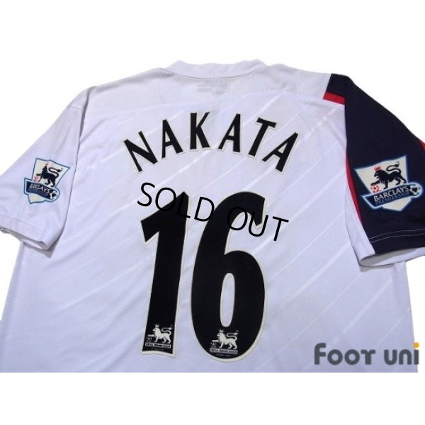 Photo4: Bolton Wanderers 2005-2007 Home Shirt #16 Hidetoshi Nakata BARCLAYS PREMIERSHIP Patch/Badge