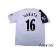 Photo2: Bolton Wanderers 2005-2007 Home Shirt #16 Hidetoshi Nakata BARCLAYS PREMIERSHIP Patch/Badge (2)