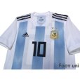 Photo4: Argentina 2018 Home Authentic Shirts and shorts Set #10 Messi