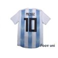 Photo3: Argentina 2018 Home Authentic Shirts and shorts Set #10 Messi