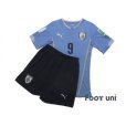 Photo1: Uruguay 2014 Home Authentic Shirts and shorts Set #9 L.Suarez (1)