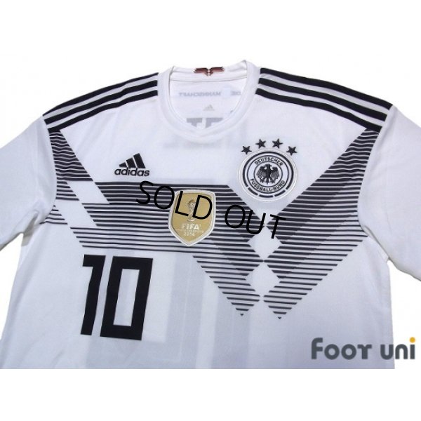 Photo4: Germany 2018 Home Shirts and shorts Set #10 Özil