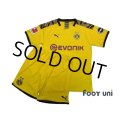 Borussia Dortmund 2019-2020 Home Shirts and shorts Set #11 Reus 110th Anniversary Bundesliga Patch/Badge