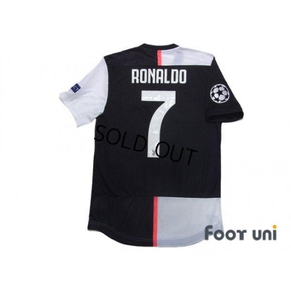 Photo3: Juventus 2019-2020 Home Authentic Shirts and shorts Set #7 Ronaldo