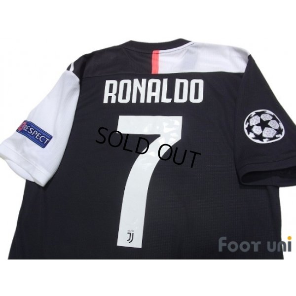 Photo5: Juventus 2019-2020 Home Authentic Shirts and shorts Set #7 Ronaldo