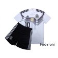 Photo1: Germany 2018 Home Shirts and shorts Set #10 Özil (1)