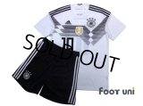 Germany 2018 Home Shirts and shorts Set #10 Özil