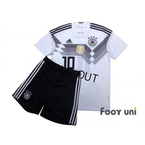 Photo1: Germany 2018 Home Shirts and shorts Set #10 Özil