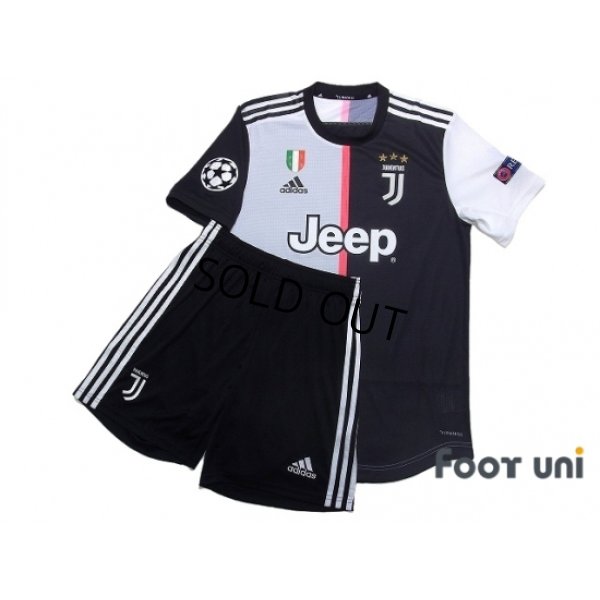 Photo1: Juventus 2019-2020 Home Authentic Shirts and shorts Set #7 Ronaldo